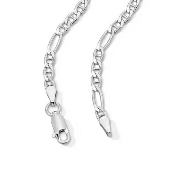Sterling Silver Diamond-Cut Figarucci Chain - 20"