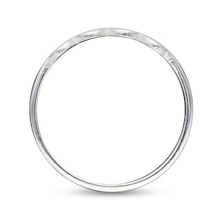 Sterling Silver Engravable Bubble Name Ring