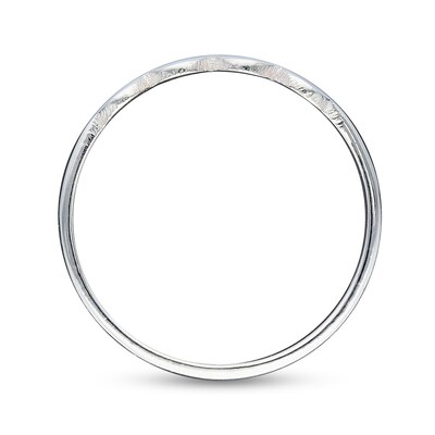Sterling Silver Engravable Bubble Name Ring