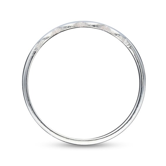 Sterling Silver Engravable Bubble Name Ring