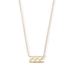 Thumbnail Image 1 of 18K Gold Plated Angel Number Pendant - 16" + 2"