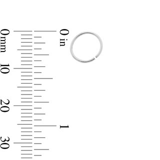 Sterling Silver Nose Hoop Trio