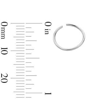 Solid Stainless Steel Pink and White CZ Nose Stud Set - 20G