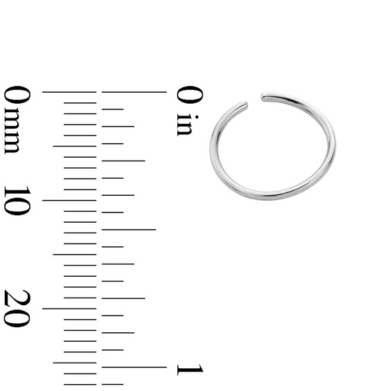 Solid Stainless Steel Pink and White CZ Nose Stud Set - 20G