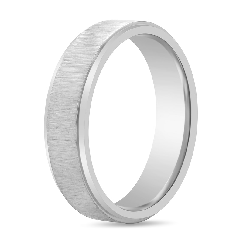 Main Image 2 of Stainless Steel Stepped Edge Band