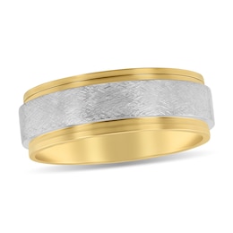 Yellow Ion Plated Double Stepped Edge Band