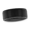 Thumbnail Image 1 of Black Ion Plated Stepped Edge Band