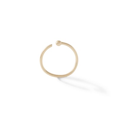 14K Gold Nose Ring - 22G 5/16"