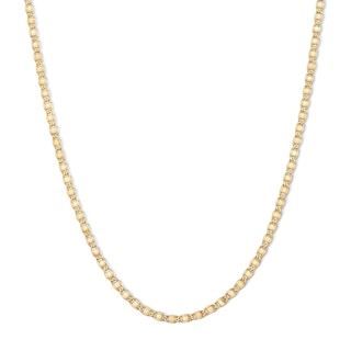 10K Semi-Solid Gold Valentino Chain - 20"