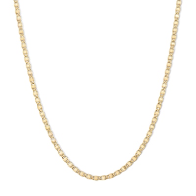 10K Semi-Solid Gold Valentino Chain - 20"