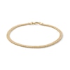 Thumbnail Image 1 of 10K Semi-Solid Gold Bismark Chain Bracelet - 7"