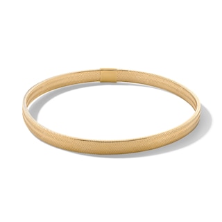 10K Gold Mesh Stretch Bracelet - 7.25"