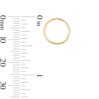 14K Gold Nose Hoop Trio - 20G