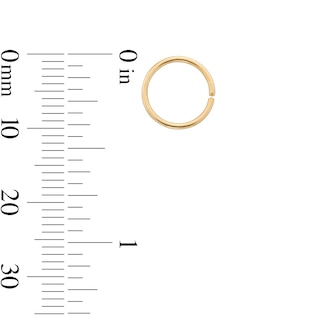 14K Gold Nose Hoop Trio - 20G
