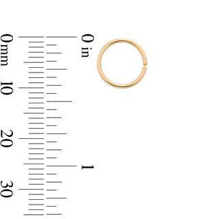 14K Gold Nose Hoop Trio - 20G