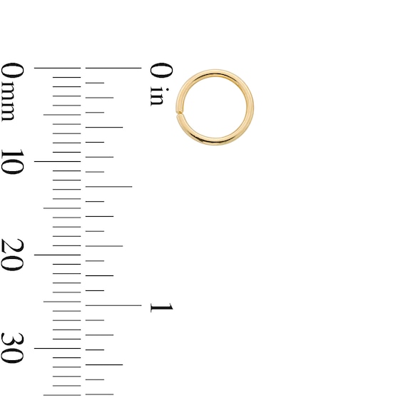 14K Gold Nose Hoop Trio - 20G