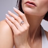 Thumbnail Image 2 of Sterling Silver CZ Emerald Cut Solitaire Ring - Size 7