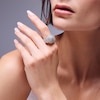 Thumbnail Image 2 of Sterling Silver CZ Round Ring - Size 10