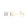Thumbnail Image 2 of 10K Gold 1/2 CT. T.W. Lab-Grown Diamond Square Studs