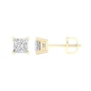 Thumbnail Image 2 of 10K Gold 1 CT. T.W. Lab-Grown Diamond Square Studs