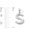 Thumbnail Image 2 of Sterling Silver Tube Initial Necklace Charm