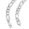 Thumbnail Image 2 of Solid Sterling Silver Figaro Chain - 24"