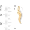 Thumbnail Image 2 of 10K Hollow Gold Italian Horn Necklace Charm