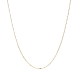 10K Solid Gold Diamond-Cut Box Chain - 24"