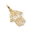 Thumbnail Image 2 of 10K Gold Filigree Hamsa Necklace Charm