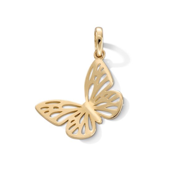 10K Gold Butterfly Charm