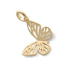 Thumbnail Image 2 of 10K Gold Butterfly Necklace Charm