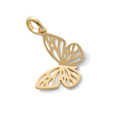 10K Gold Butterfly Charm