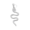 Thumbnail Image 1 of Sterling Silver CZ Snake Necklace Charm