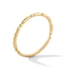 Thumbnail Image 3 of 10K Solid Gold Beaded Ring - Size 7