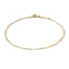 Thumbnail Image 1 of 10K Solid Gold Valentino Chain Bracelet - 7"