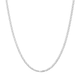 Solid Sterling Silver Valentino Chain - 18"
