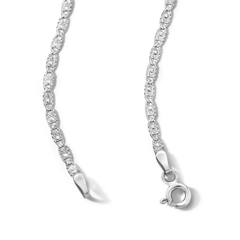 Main Image 2 of Solid Sterling Silver Valentino Chain - 18"
