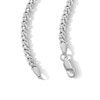 Thumbnail Image 2 of Solid Sterling Silver Flat Miami Cuban Curb Chain - 20"