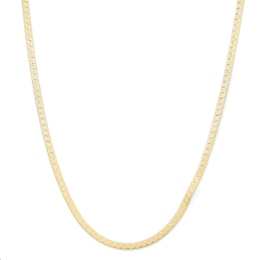 10K Yellow Gold Plated Herringbone Chain - 18"