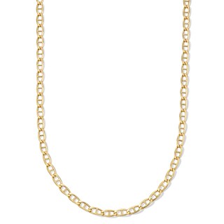 10K Hollow Gold Mariner Chain - 24"