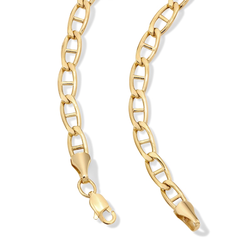 Main Image 2 of 10K Hollow Gold Mariner Chain - 24"