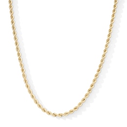 10K Yellow Gold Plated Rope Chain - 20"