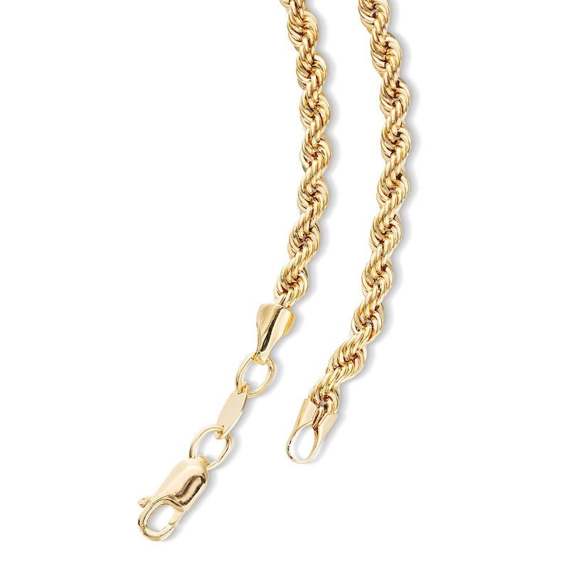 Main Image 2 of 10K Yellow Gold Plated Rope Chain - 20"