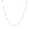 Thumbnail Image 1 of Solid Sterling Silver with 10K Yellow Gold Plate Valentino Chain - 18"