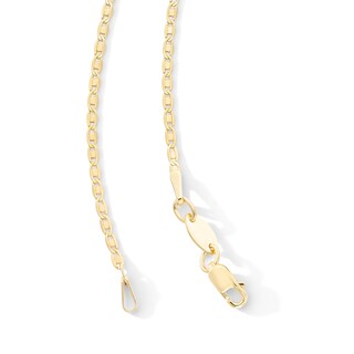 10K Yellow Gold Bonded Valentino Chain - 18"