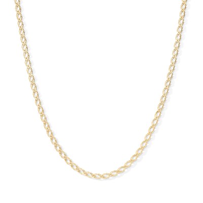 10K Hollow Gold Rambo Chain - 20"
