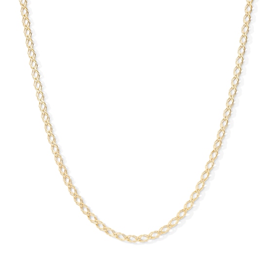 10K Hollow Gold Rambo Chain - 20"