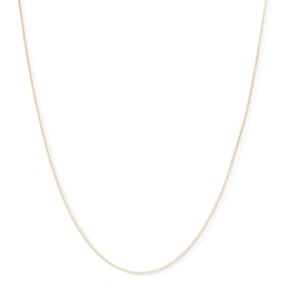 14K Hollow Gold Cable Chain - 18"