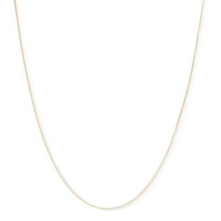 14K Hollow Gold Cable Chain - 18"