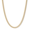 Thumbnail Image 1 of 10K Gold Bonded Sterling Silver Miami Cuban Curb Chain - 22"